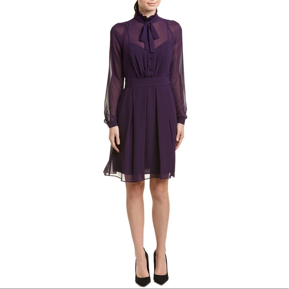 Anne Klein dot print dress